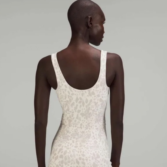 Lululemon Align Tank Top - Cheetah Camo Antique White Multi [Size 4] - Picture 3 of 5